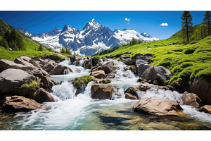 crystal mountain spring high ai, a Nature Photo by pikepicture