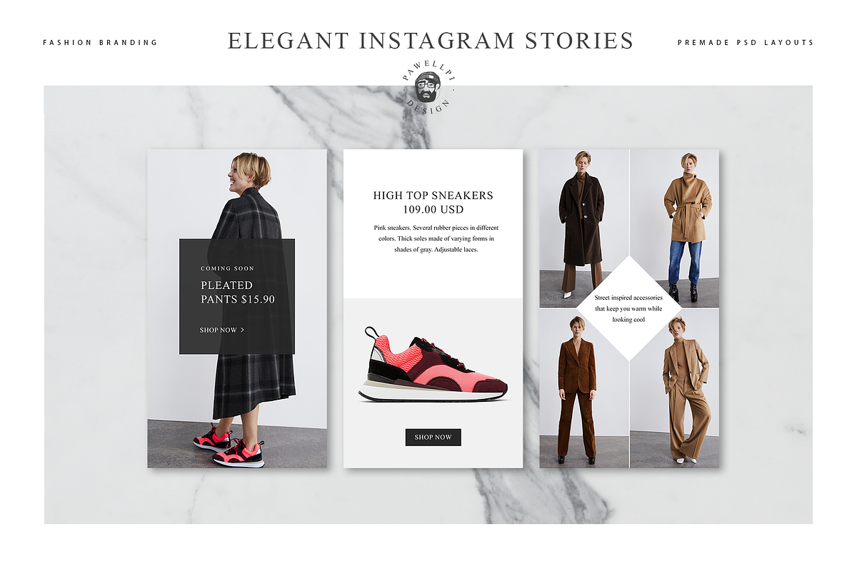 ELEGANT INSTAGRAM STORIES, a Social Media Template by pawellpi (Photo 15 of 26)