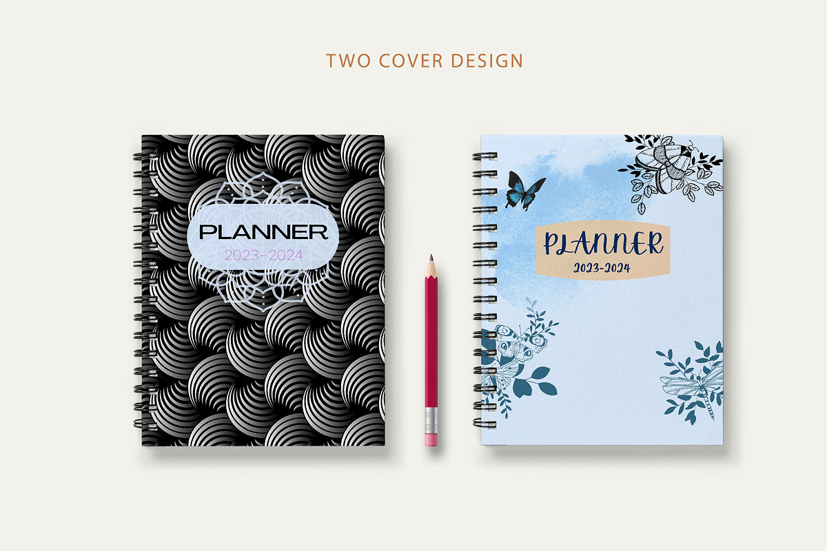 Canva Ultimate Planner Bundle Vol.1, a Stationery Template by ROJI CREATOR