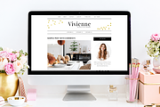 Feminine WordPress Theme | Vivienne, a WordPress Template by Hello Chic Designs (Thumbnail 2 of 2)