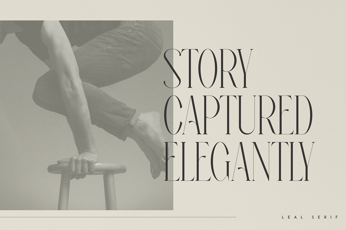 Leal typeface - regular & italic, a Serif Font by Only Fonts (Photo 6 of 10)