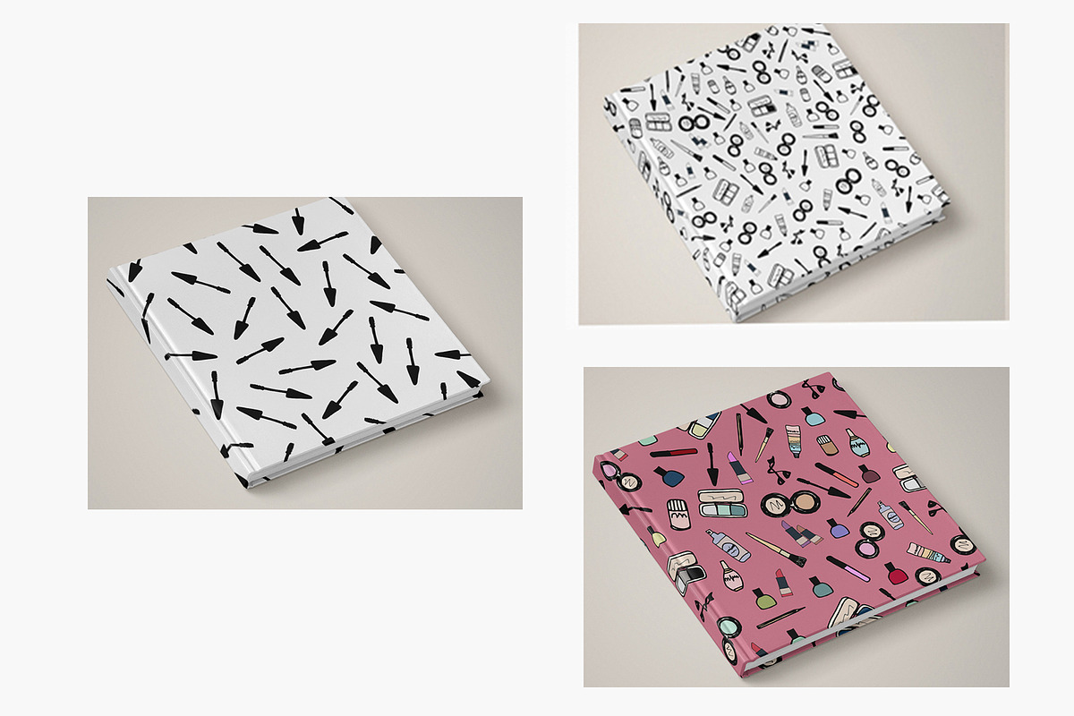 Hand Drawn Makeup & Patterns Kit, a Graphic by IRSYART (Photo 7 of 7)