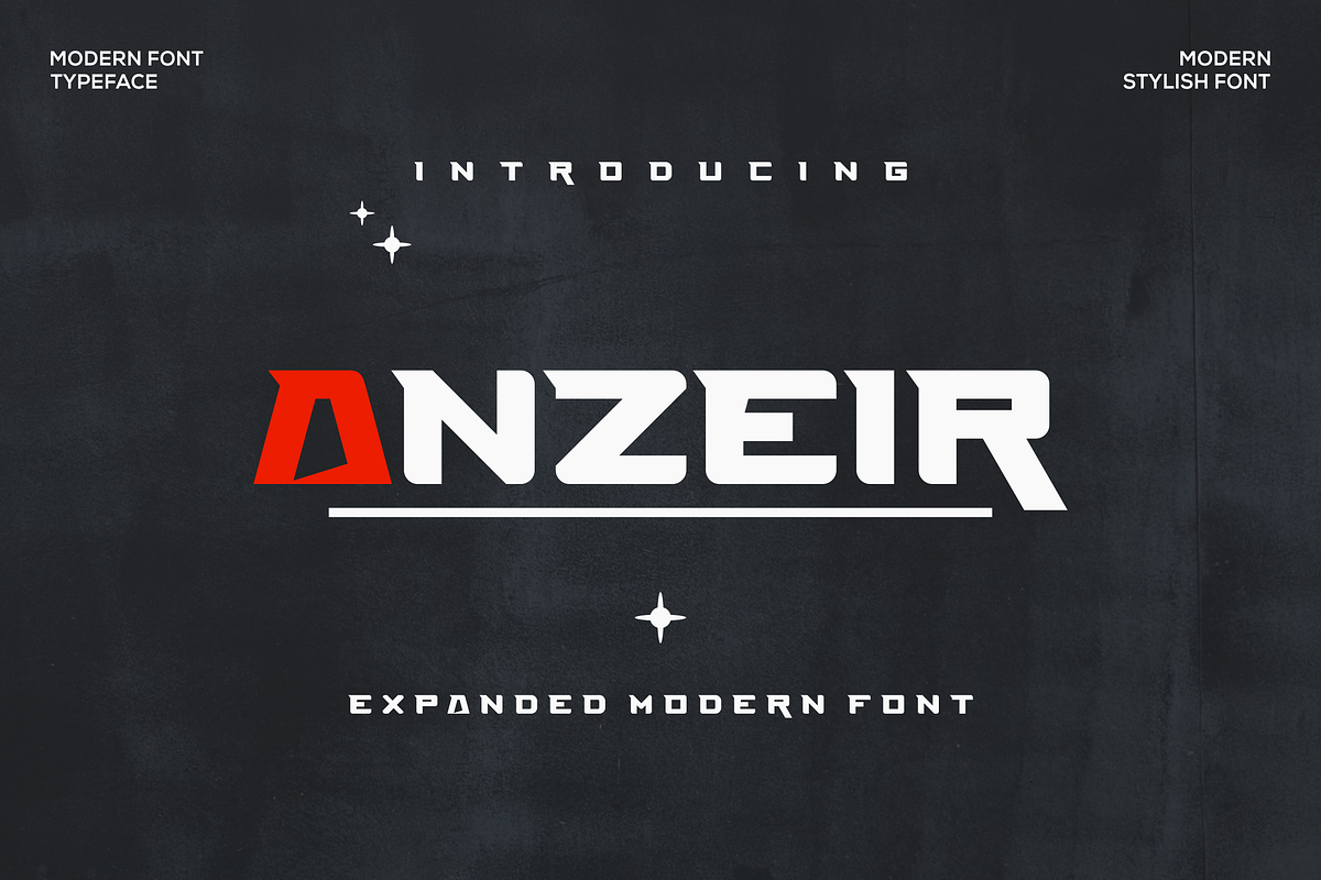 Anzeir Font, a Sans Serif Font by agusariyadi (Photo 1 of 5)