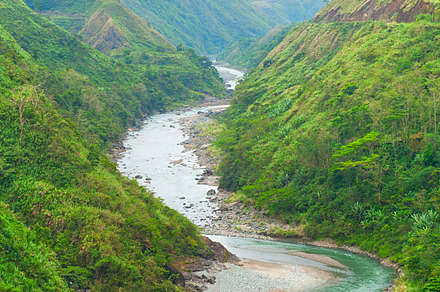 River in cordillera mountains featuring asia, cordillera, and forest, a Nature Photo by joyt