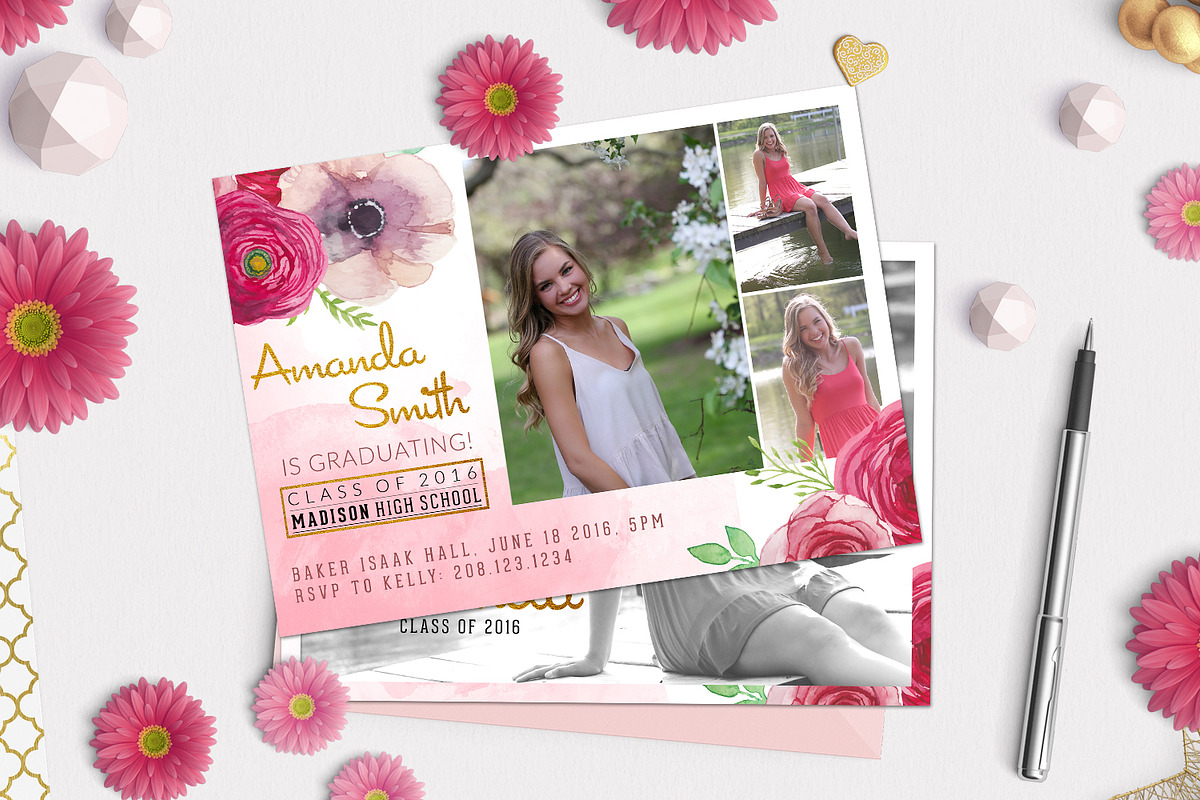 Graduation Template | Spring Breeze, a Card Template by Sleeklens (Photo 5 of 7)