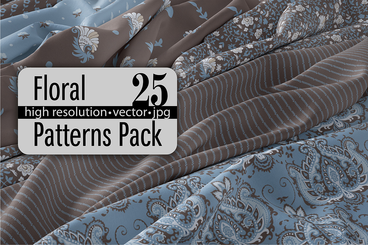 Damask seamless patterns, a Pattern Graphic by Sonulkaster (Photo 1 of 18)