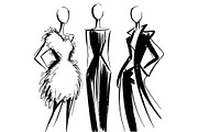 Abstract fashion models sketch, a Person Illustration by Sketching (Thumbnail 3 of 3)