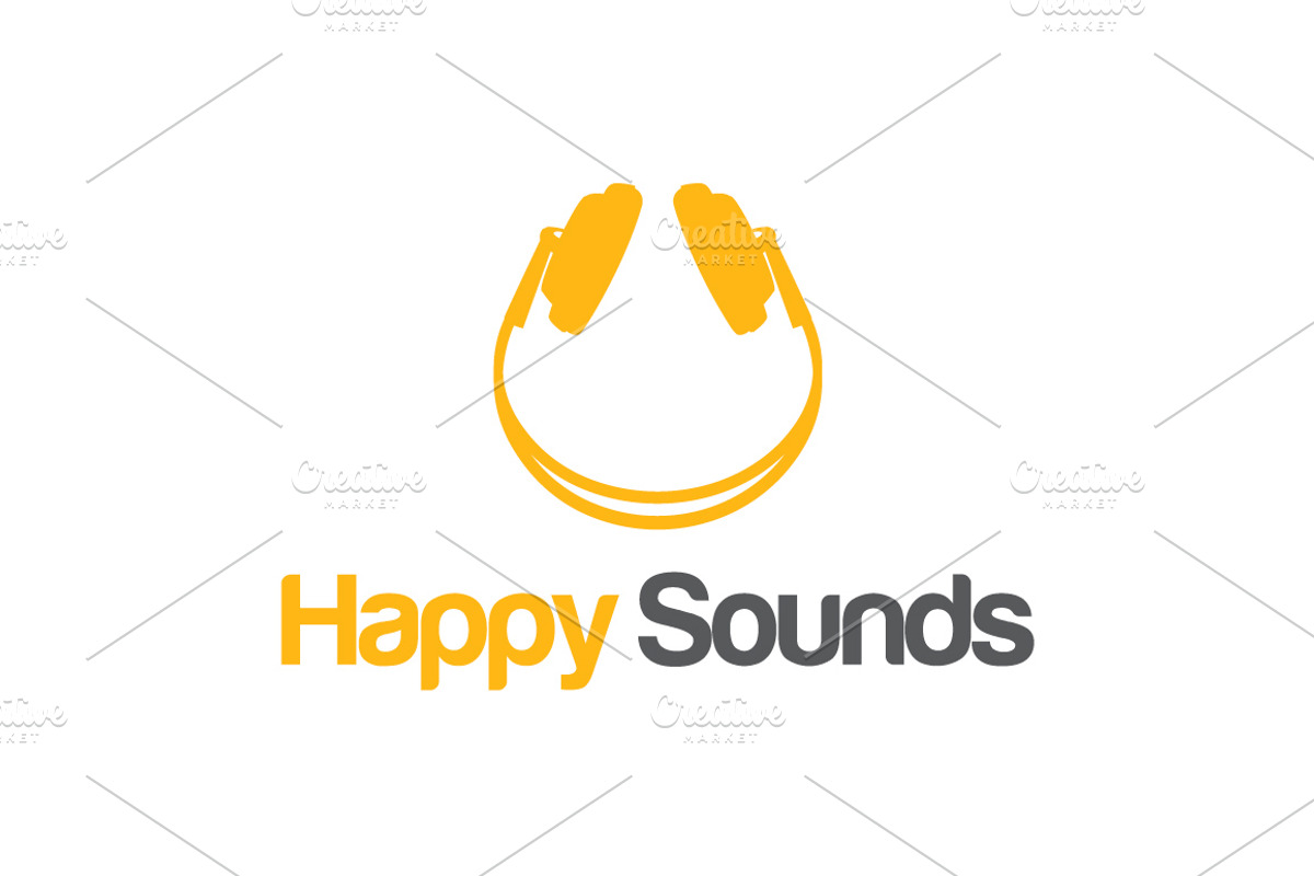 Happy Sounds Logo, a Branding & Logo Template by MJL Creatives (Photo 1 of 4)