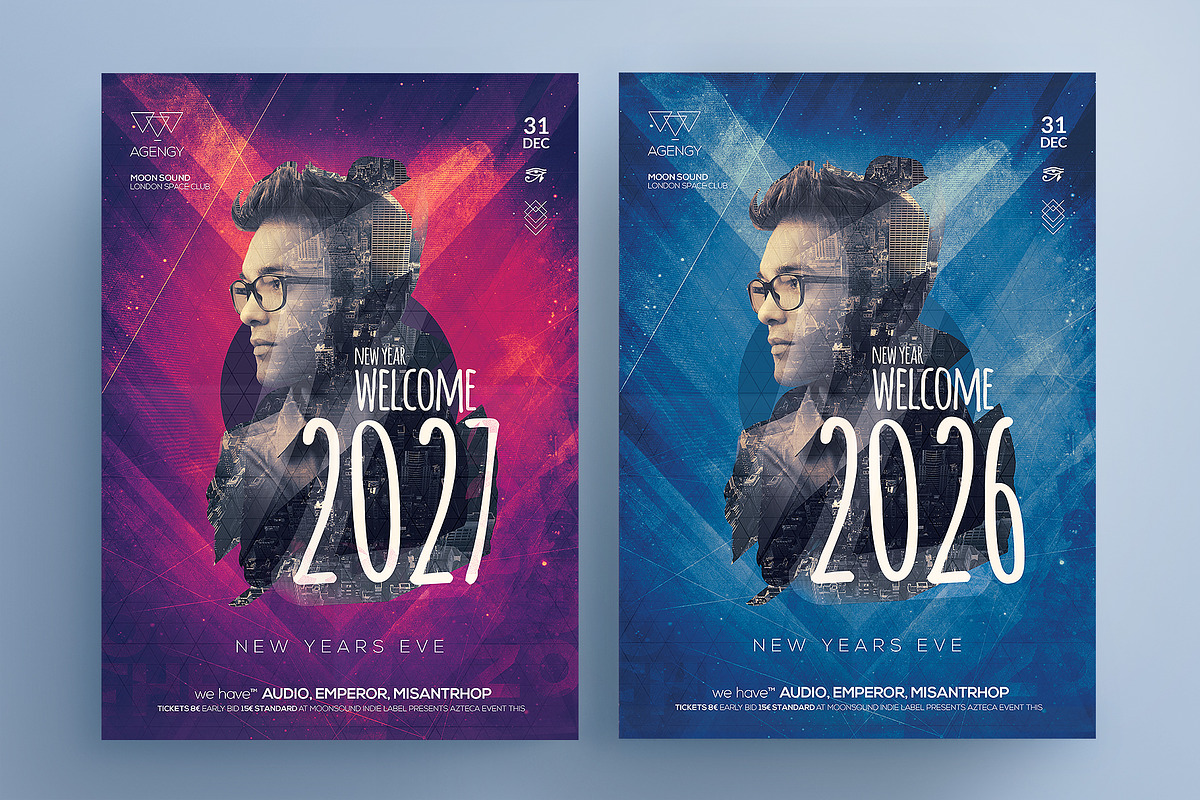 New Year Party, a Flyer Template by Human Made (Photo 2 of 3)