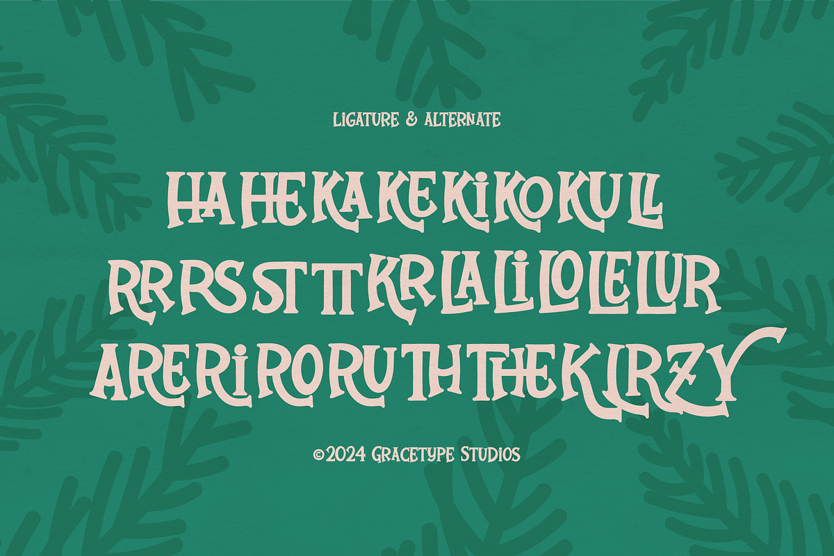 Jingle Cheer | Hand Drawn Festive, a Handwritten Font by gracetype_studio (Photo 12 of 12)