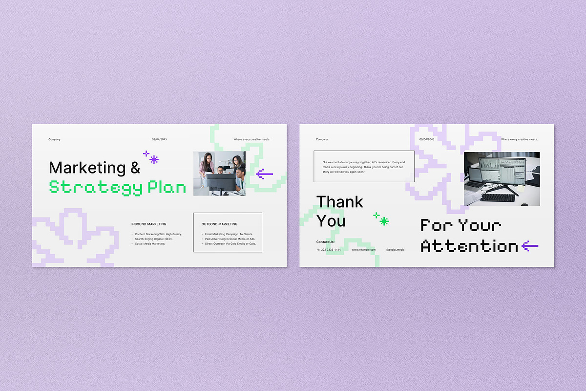 White Business Plan Google Slide, a Presentation Template by graphicook (Photo 4 of 4)