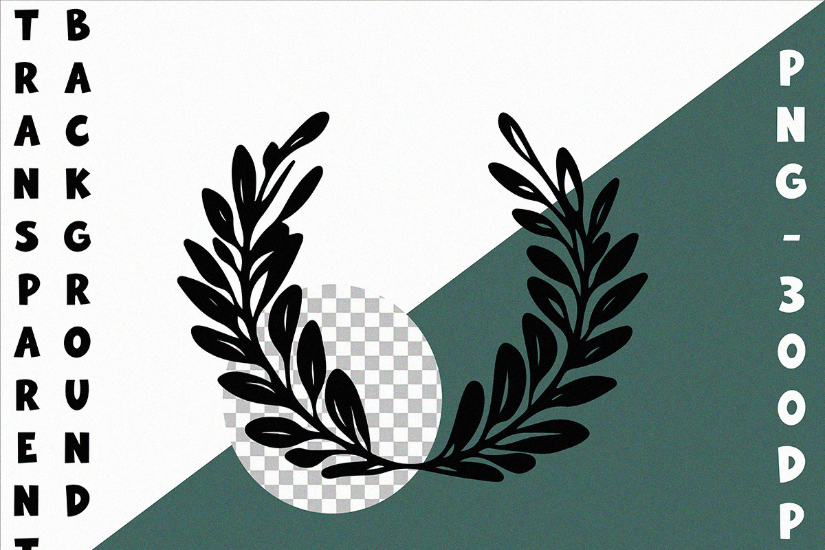 Simple Floral Branch and Wreath Set, an Object Graphic by DesignBTF (Photo 3 of 5)