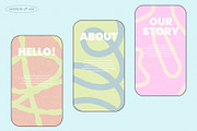 Pastel Lines - Abstract Backgrounds, a Background Graphic by Léo Alexandre (Thumbnail 11 of 14)