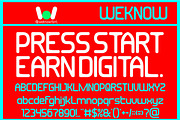 Insert Coin font, a Sans Serif Font by weknow (Thumbnail 3 of 8)