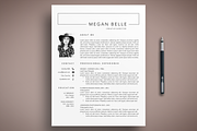 Professional Resume Cv Template, a Resume Template by The Creative Resume (Thumbnail 1 of 8)