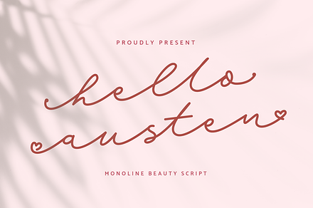 Hello Austen | Script Font