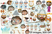 David & Goliath Clipart, a Person Illustration by Lime & Kiwi Designs (Thumbnail 2 of 2)