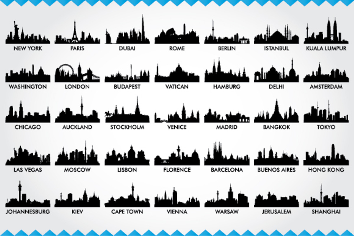 City Skyline, an Illustration by MaximGertsen (Photo 2 of 4)