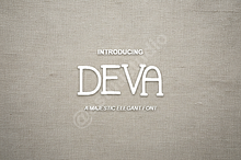 Deva Typeface: Modern Luxury Serif &