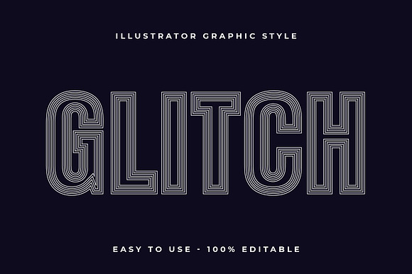 Line Outline Text Effect preview 3