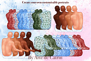 Winter Family Look Clipart, a Decorative Illustration by ArtedeCatrin (Thumbnail 4 of 11)