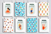 Summer beach girls patterns set, a Person Illustration by Yapanda (Thumbnail 3 of 5)