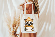 Cute Patriotic Raccoon PNG, an Illustration by SinaCreation (Thumbnail 8 of 10)