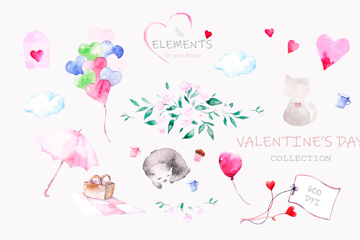 Love Collection, a Decorative Illustration by Knysh Ksenya (Photo 8 of 20)