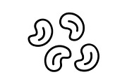 Seeds Line Icon, an Icon by Pexelpy (Thumbnail 1 of 2)