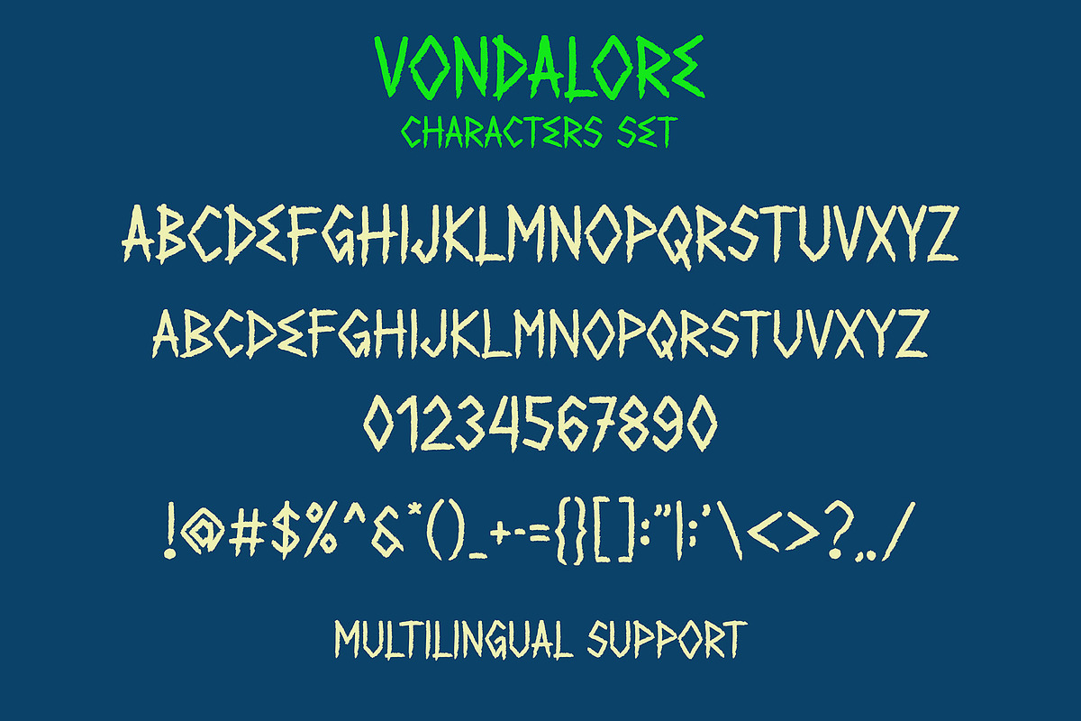 VT Vondalore Sharpness Brush Font, a Handwritten Font by ViactionType (Photo 7 of 10)