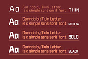 Gurinda, a Sans Serif Font by twinstd (Thumbnail 3 of 11)
