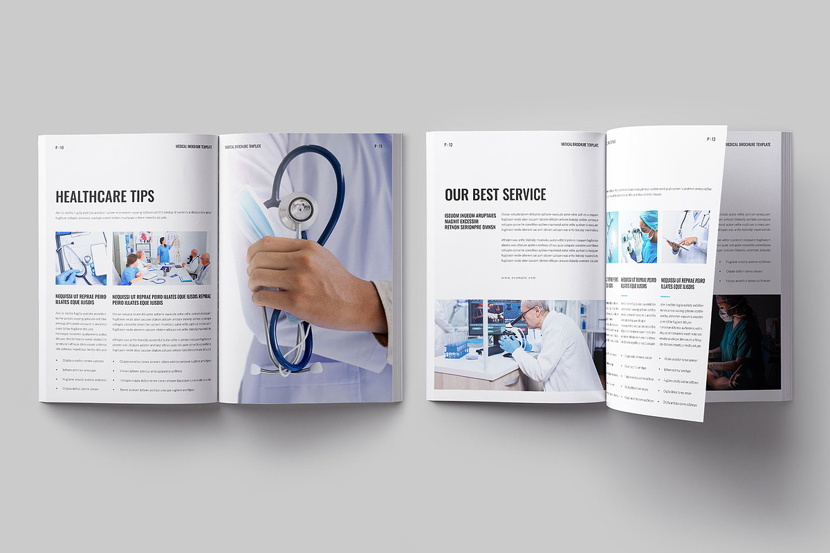 Medical Brochure Template, a Brochure Template by ElvinPrint (Photo 5 of 8)