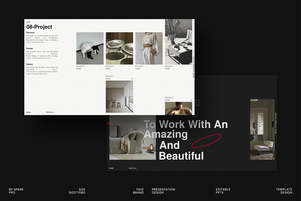 AIRA | Portfolio Design, a Presentation Template by SparkPro (Photo 5 of 11)