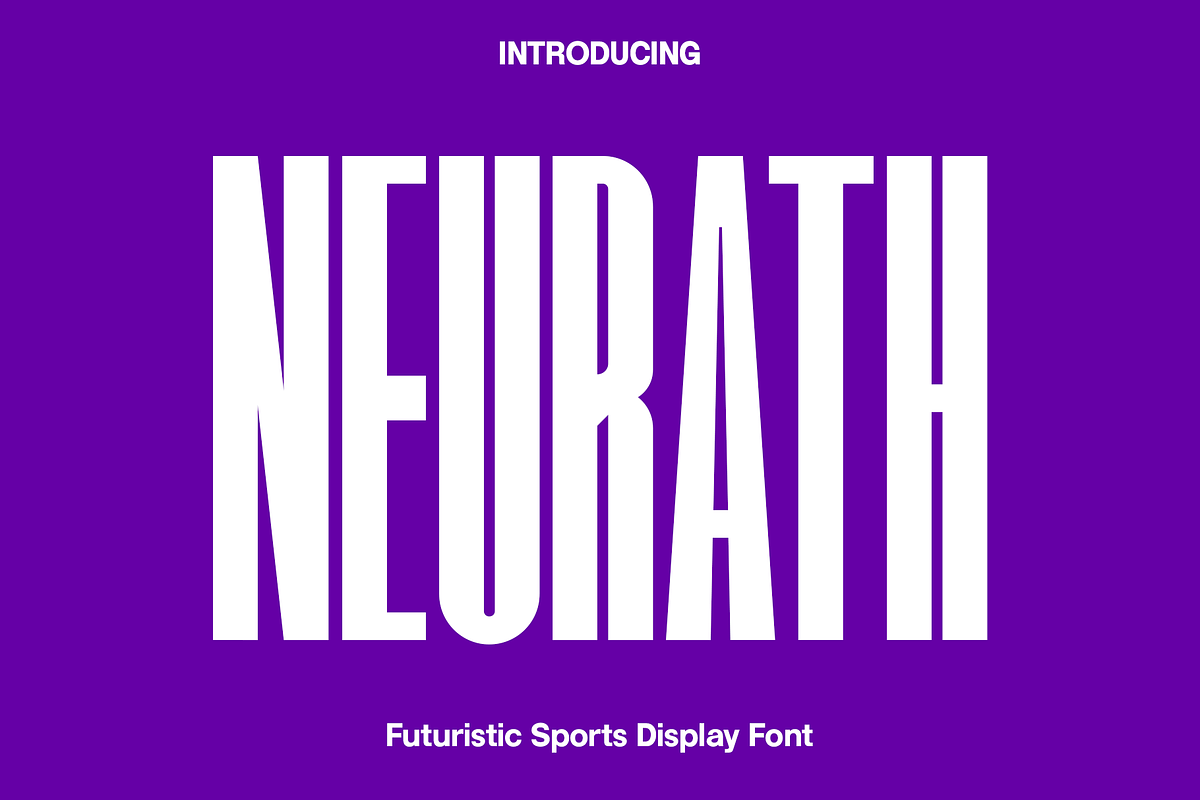 Neurath - Futuristic Display Font, a Sans Serif Font by Luna Shop (Photo 1 of 7)