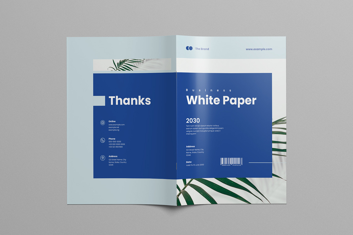 White Paper Layout, a Brochure Template by Pixelpick (Photo 9 of 9)