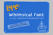 LAFOLOs Whimsical Font 3D, a Sans Serif Font by LAFOLO (Thumbnail 1 of 5)
