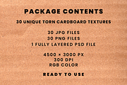 Realistic Torn Cardboard Textures, a Texture Graphic by Ary_ngeblur (Thumbnail 6 of 6)