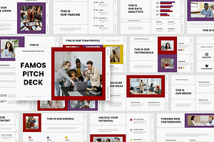 Famos : Pitch Deck Google Slides, a Presentation Template by Punkl Camp