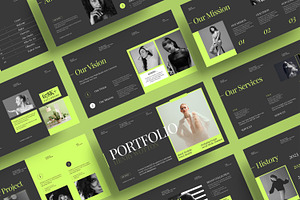 Portfolio Presentation Template, a Presentation Template by MightyDesign