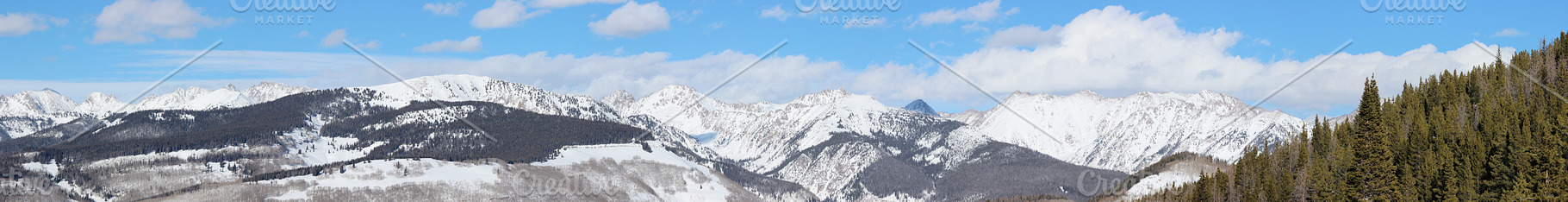 Vail Mountain Panorama (Hi Res!)