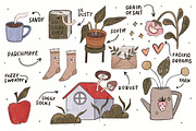 Kawaii doodle brushes for procreate, a Brush Add-On by Sentimental postman (Thumbnail 2 of 5)