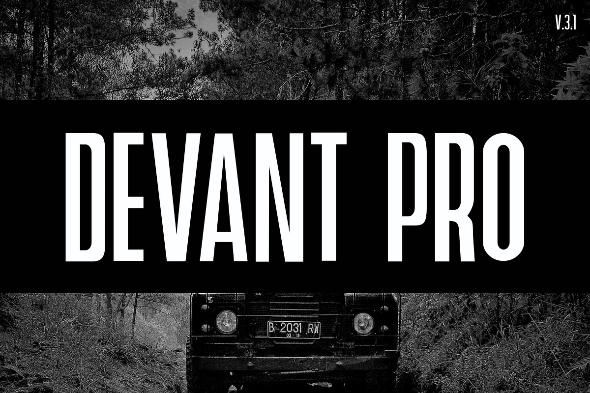 Devant pro - Modern Sans-serif Font