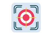 Focus Flat Icon, a Duotone Icon by Pexelpy (Thumbnail 1 of 2)