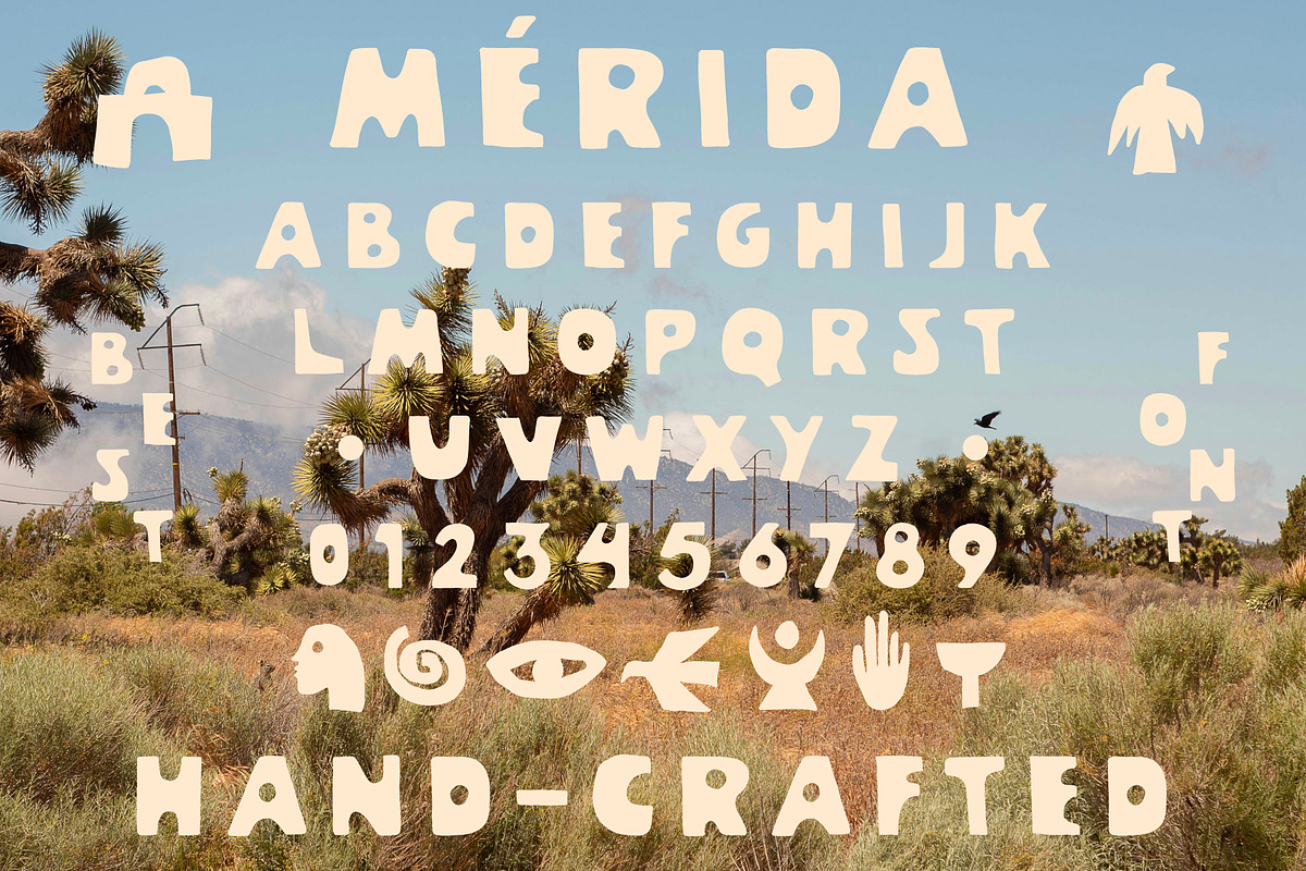 Merida – Handmade Display Typeface, a Handwritten Font by Any-Type® Foundry (Photo 8 of 10)