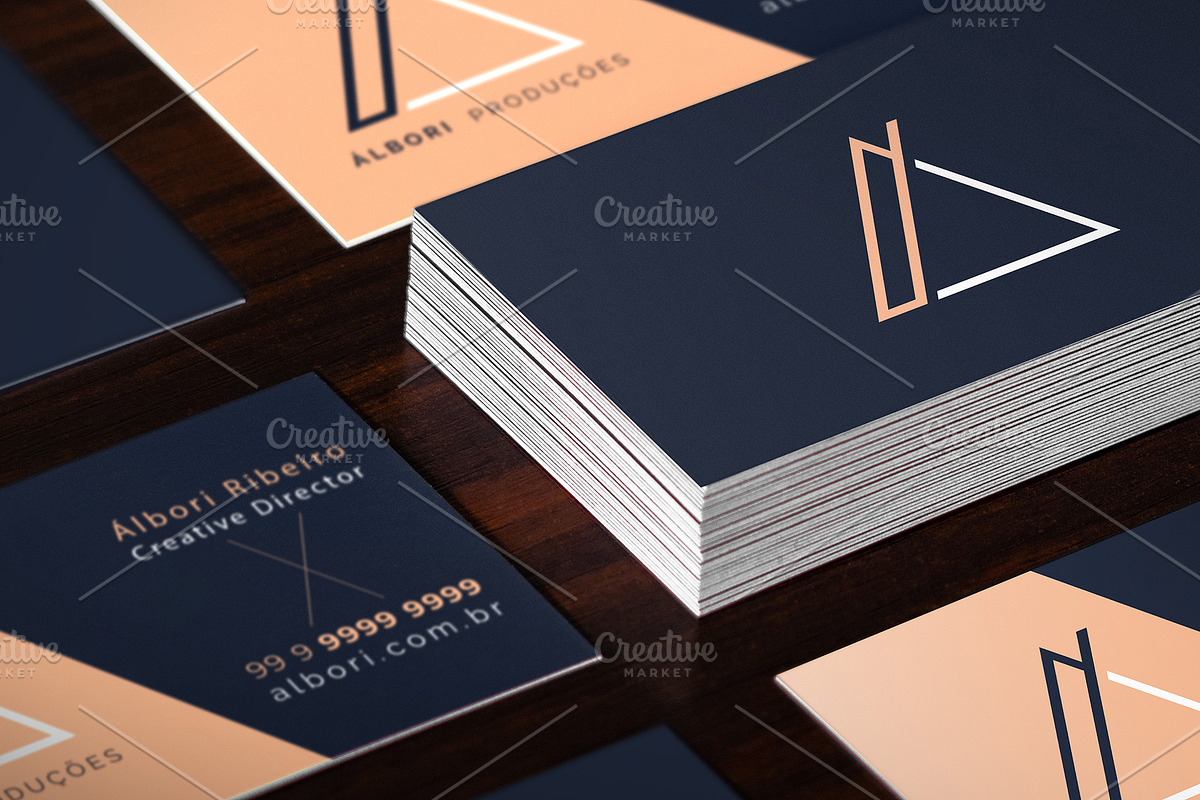 Business Card Mockup Ultra Realistic, a Print Template by Álbori Produções (Photo 5 of 6)