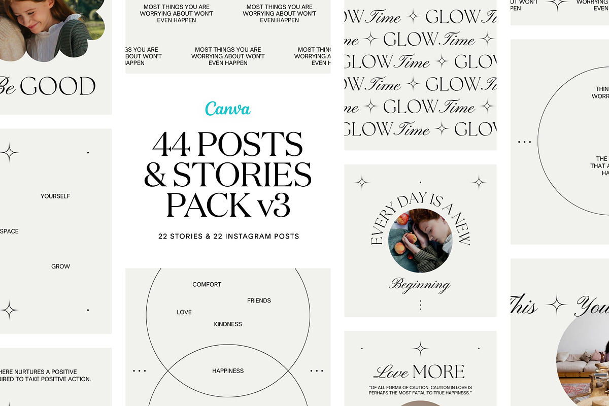 Quote Instagram Post and Stories v3, a Social Media Template by Studio K (Photo 1 of 9)