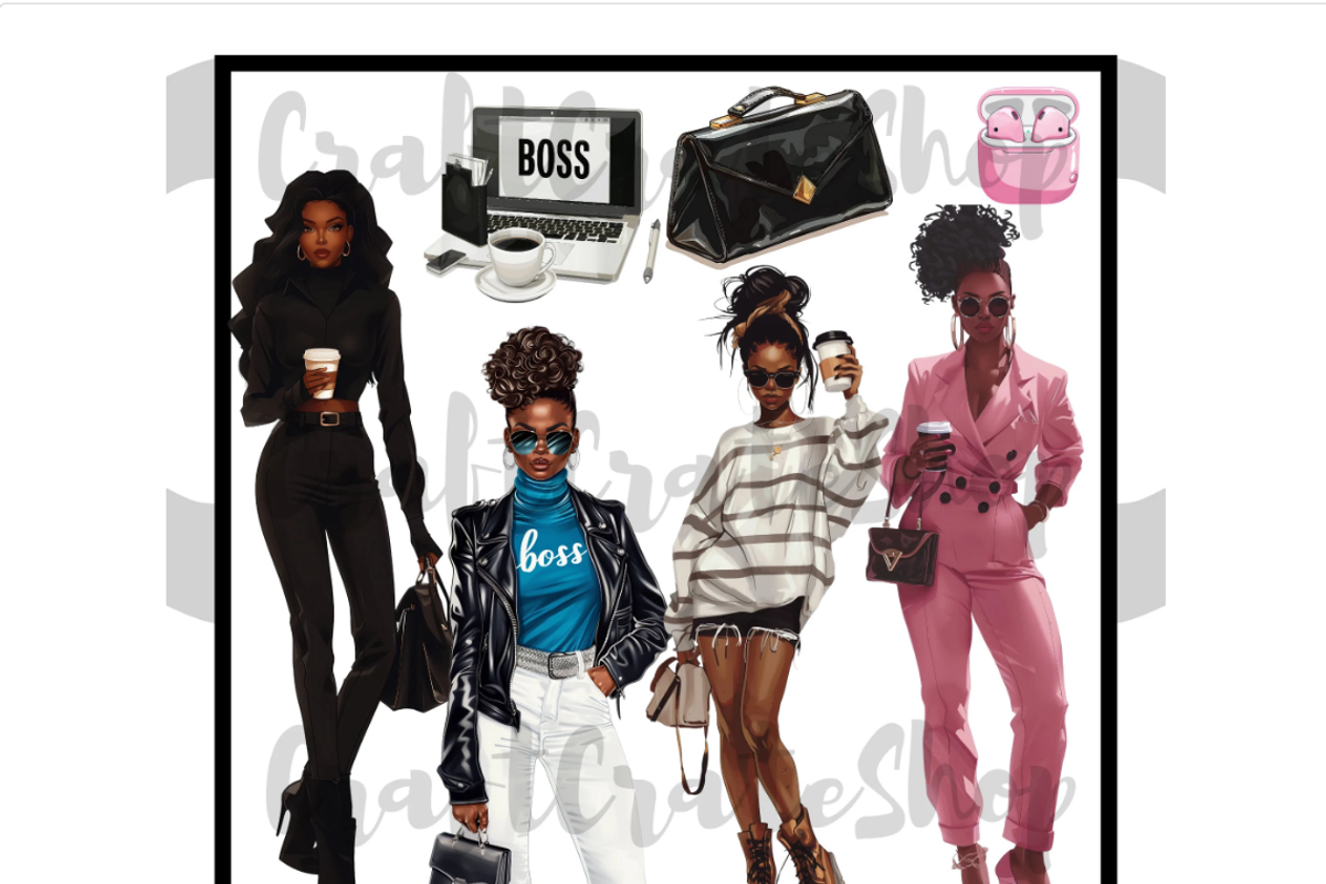 Lady Boss Clipart, an Illustration by CraftCrateShop (Photo 4 of 8)