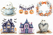 Cute Halloween Sublimation Clipart, an Illustration by Craft Nest (Thumbnail 2 of 6)