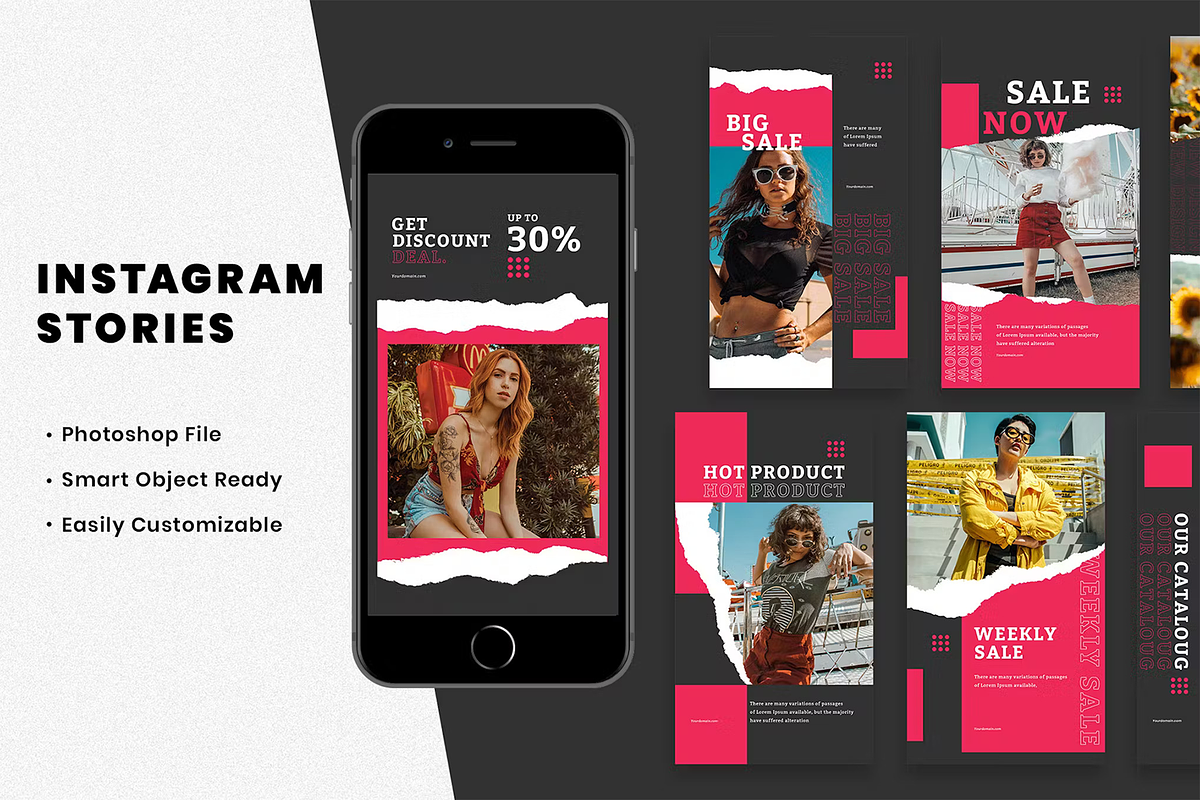 BMS Instagram Stories Template, a Social Media Template by Xtrahive (Photo 1 of 2)