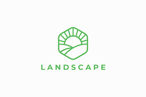 Landscape Logo template, a Branding & Logo Template by yopie